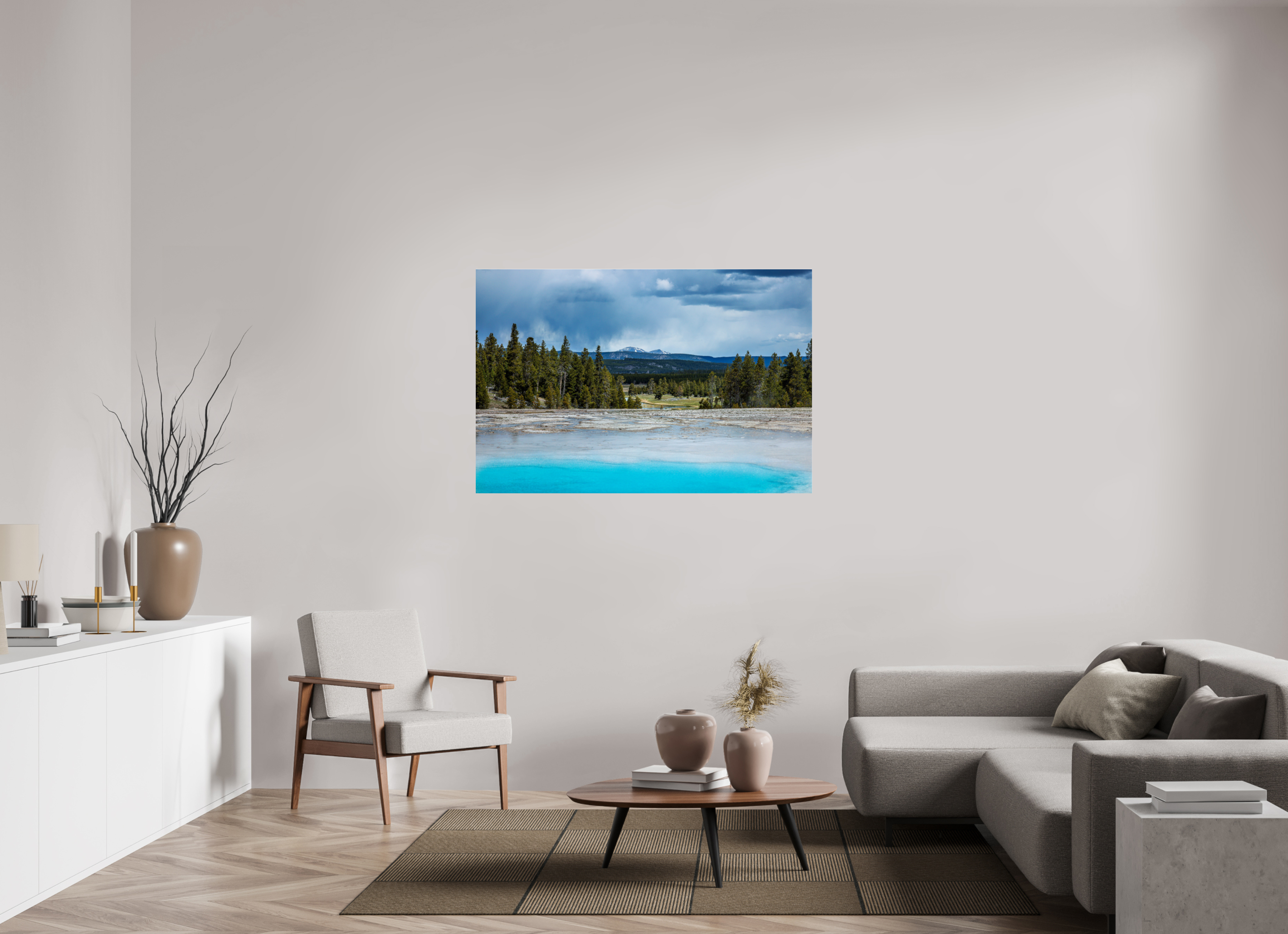 54 x 36″, ACRYLIC Yellowstone
