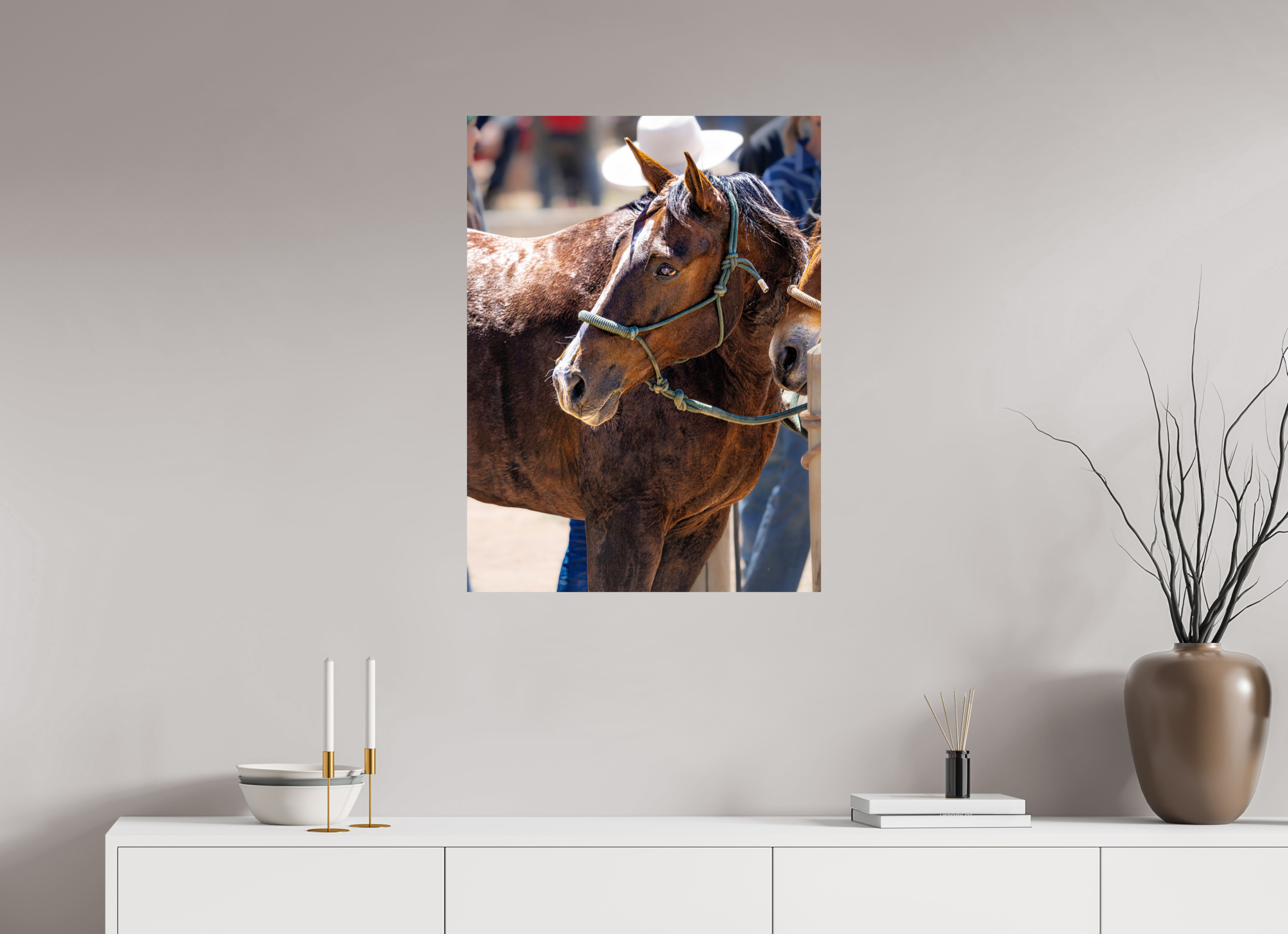 24 x 32.3″, PHOTO PAPER Pack Horse Portrait 4