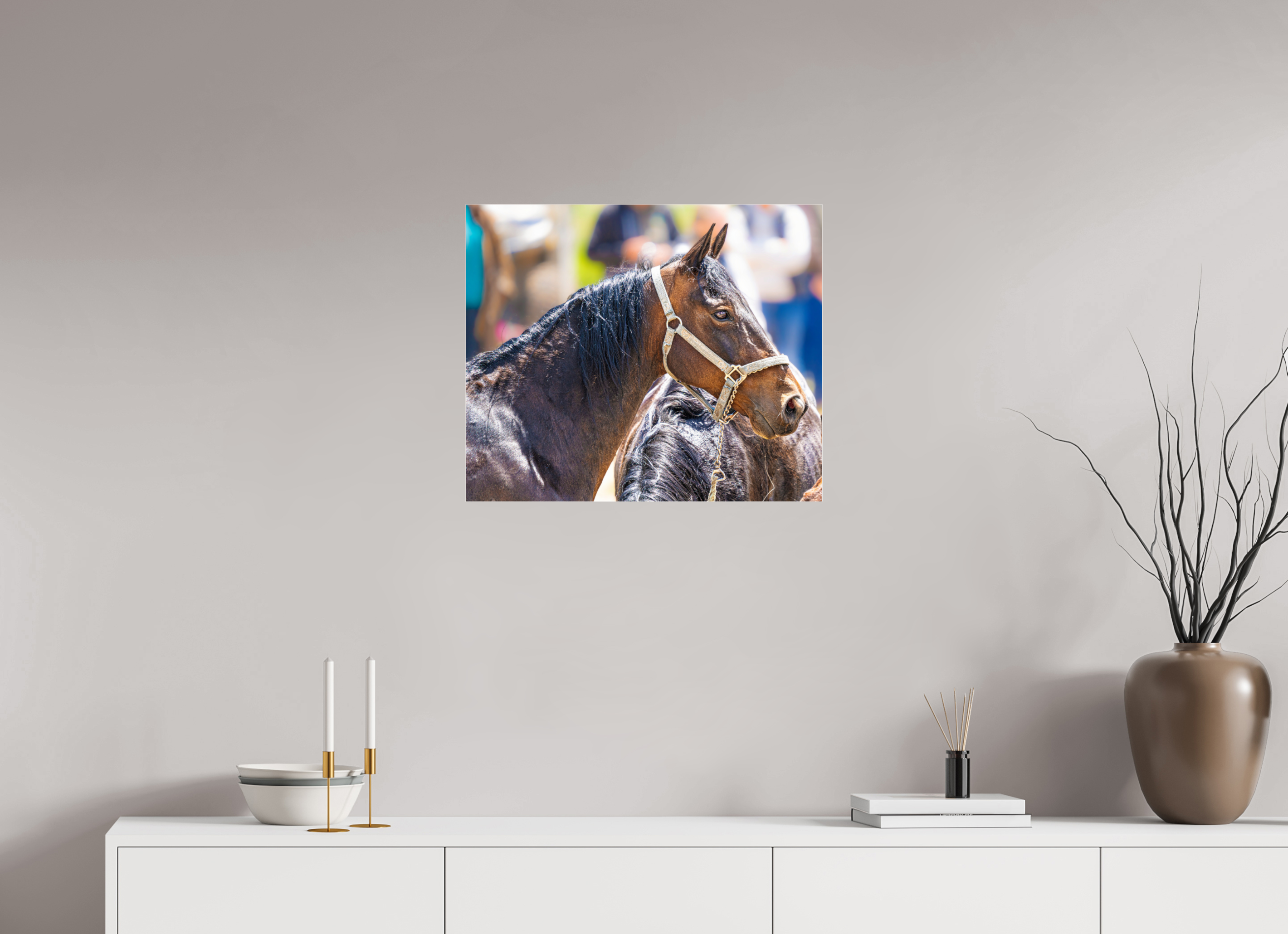 24 x 20″, ACRYLIC Pack Horse Portrait 14 Web Exclusive