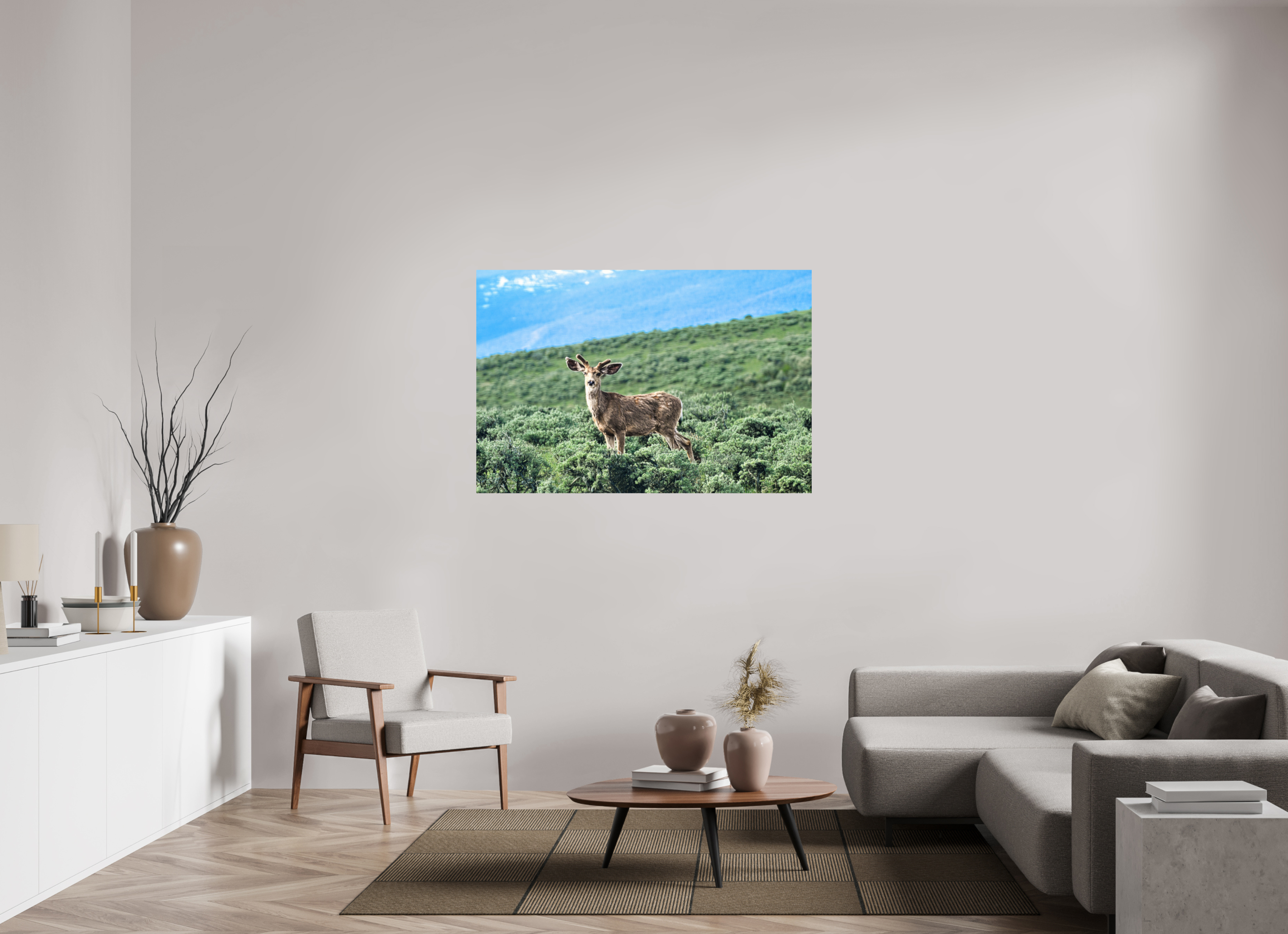 54 x 36″, PHOTO PAPER Deer
