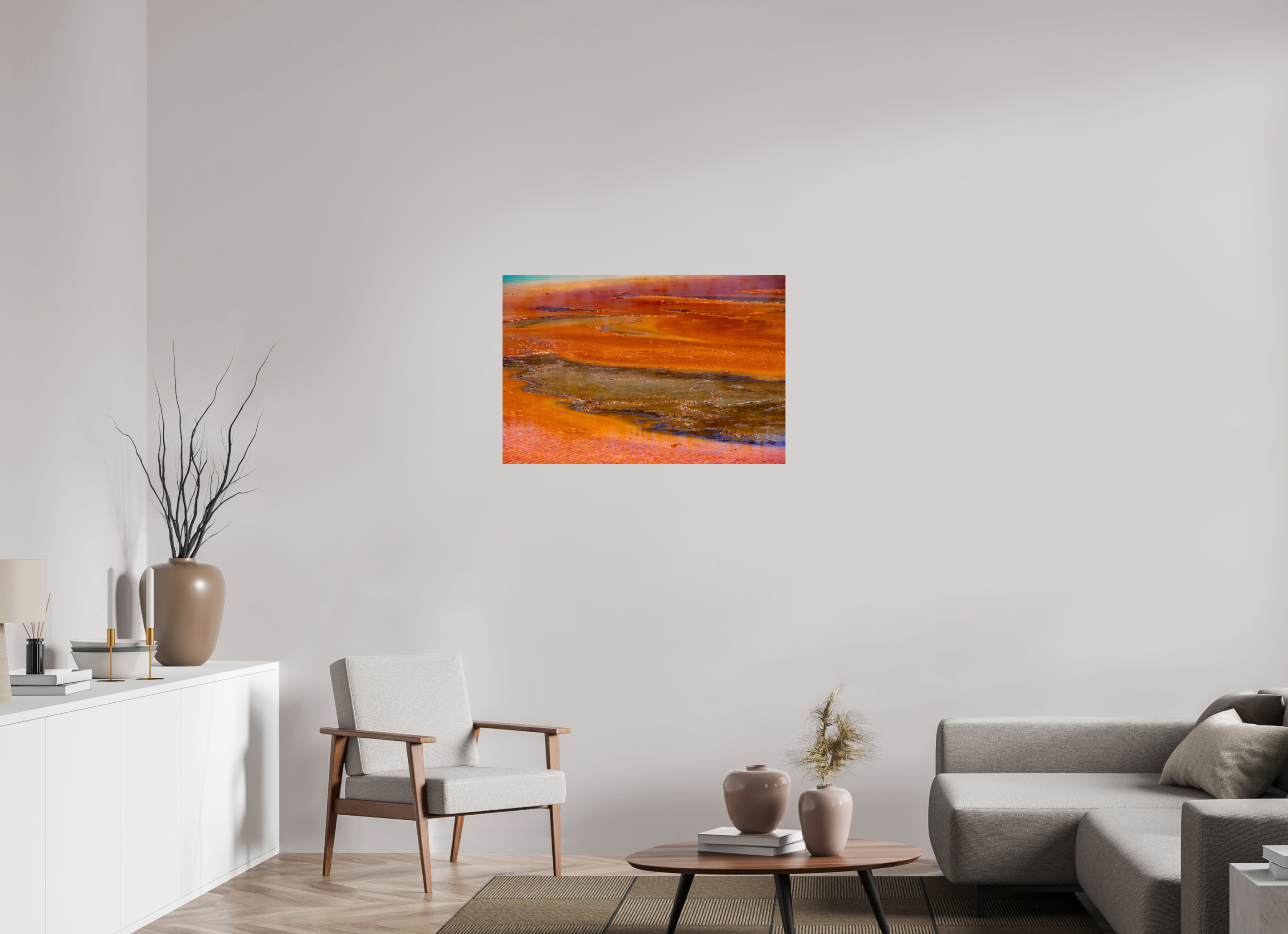 36 x 24″, METAL Yellowstone