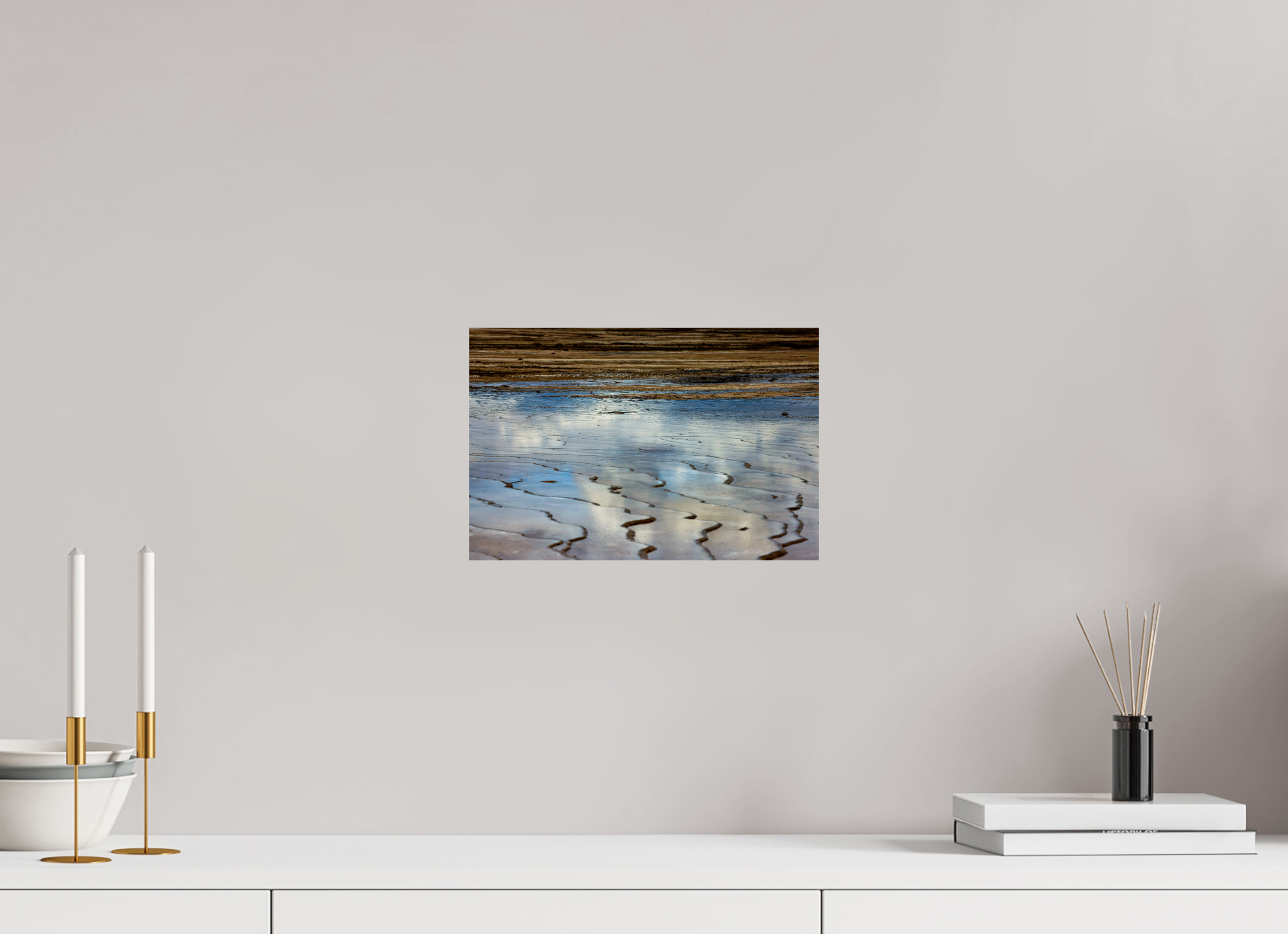 12 x 8″, METAL Yellowstone