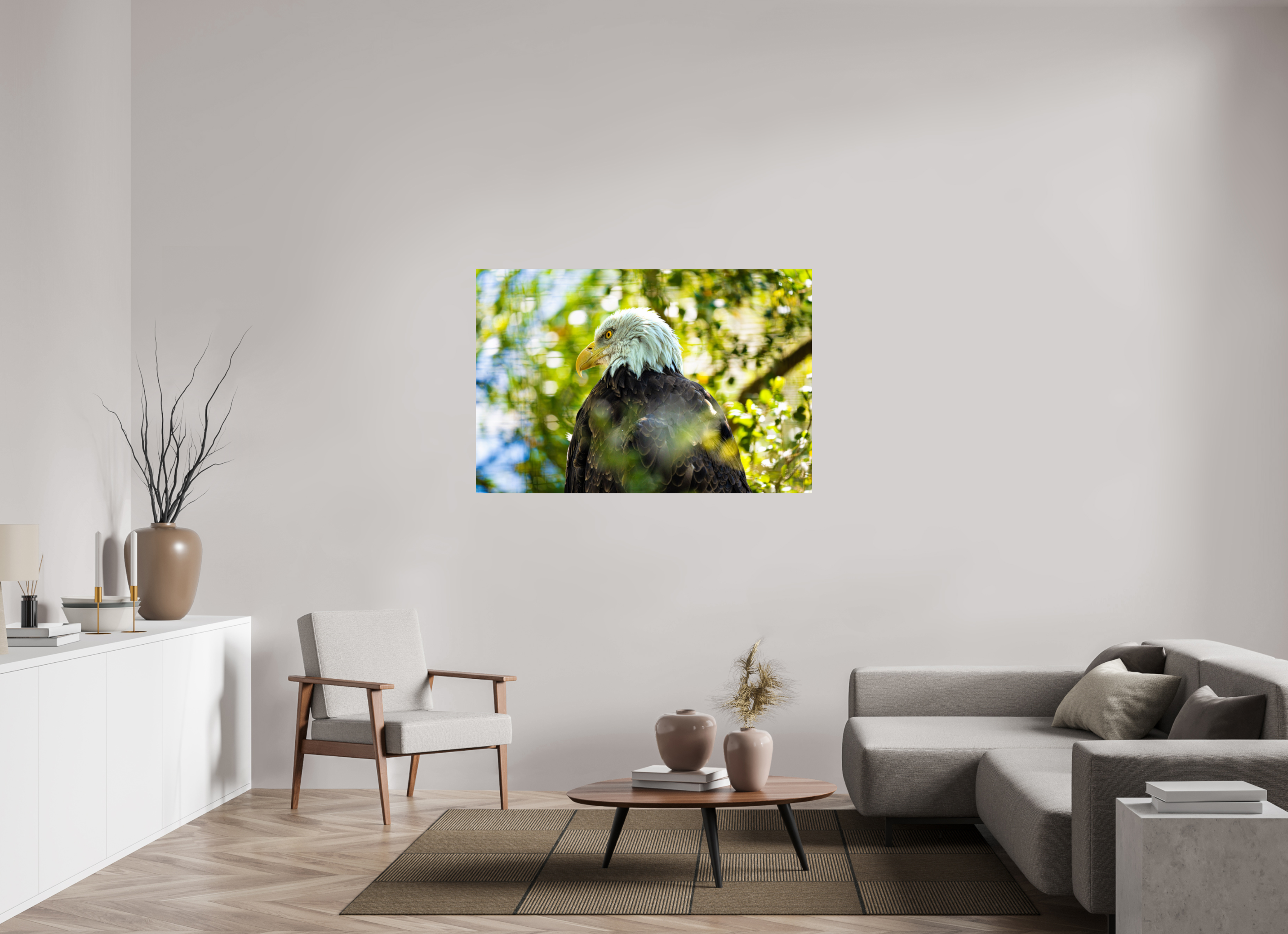 54 x 36″, ACRYLIC America 250 Bald Eagle