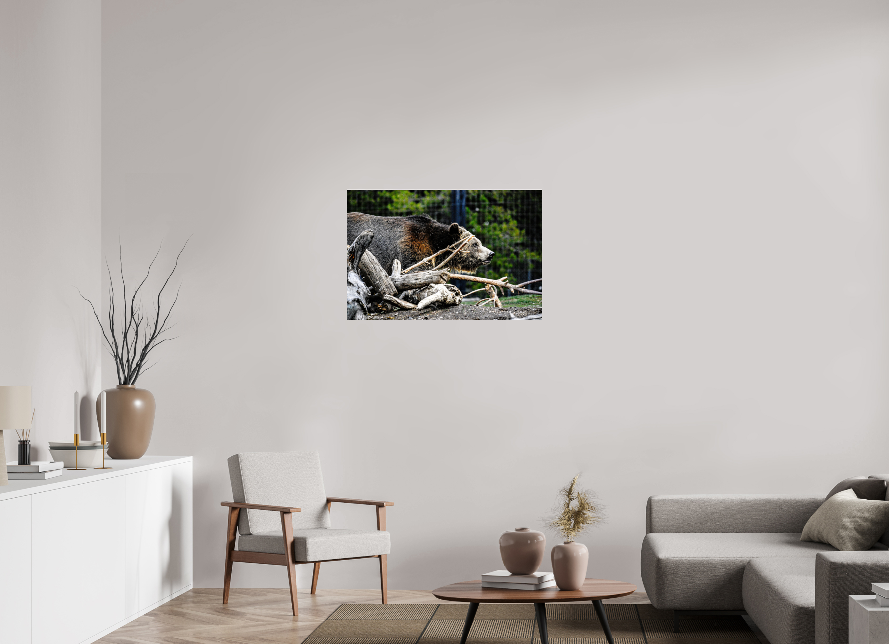 36 x 24″, ACRYLIC Bear