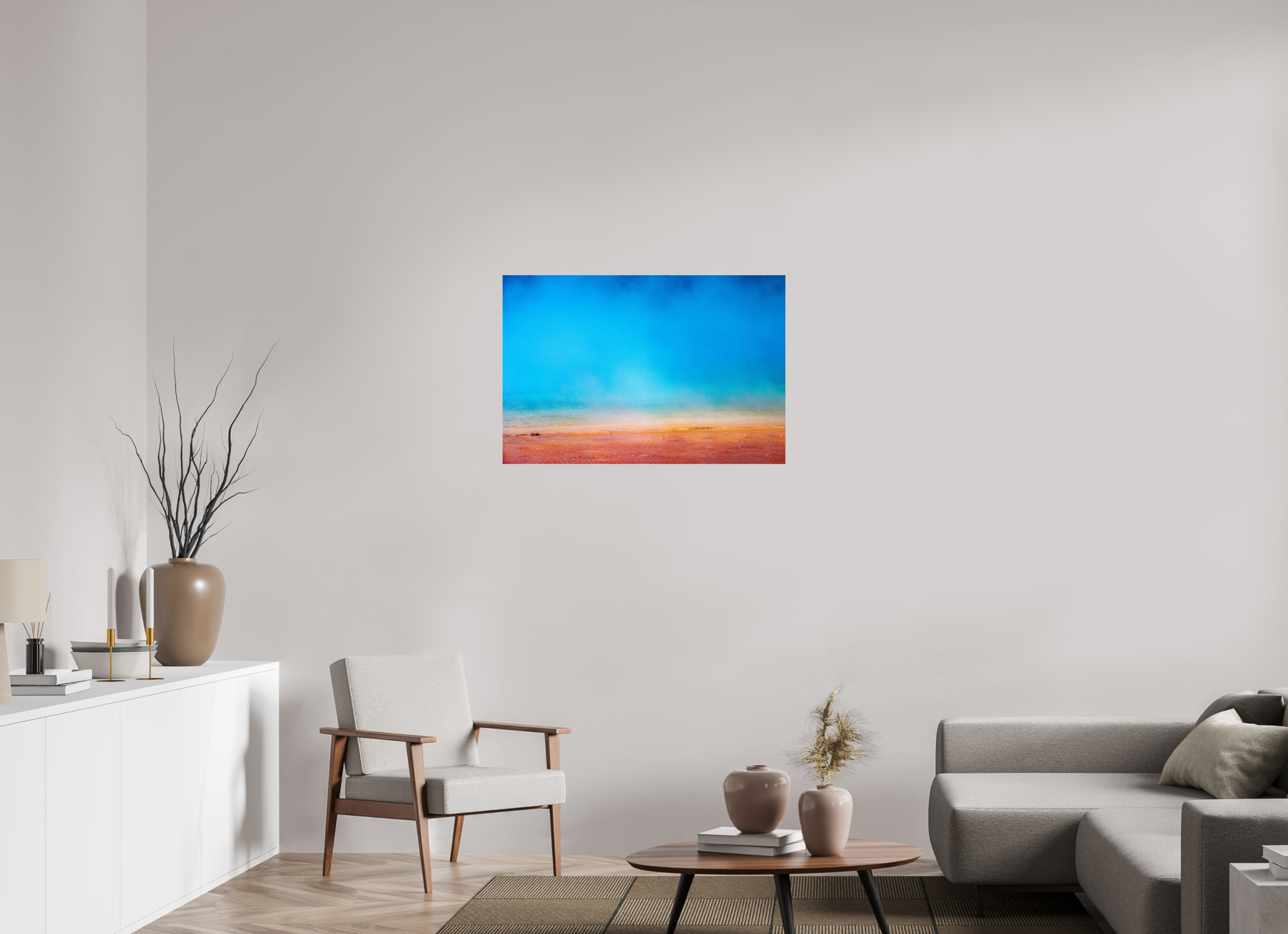 36 x 24″, METAL Yellowstone