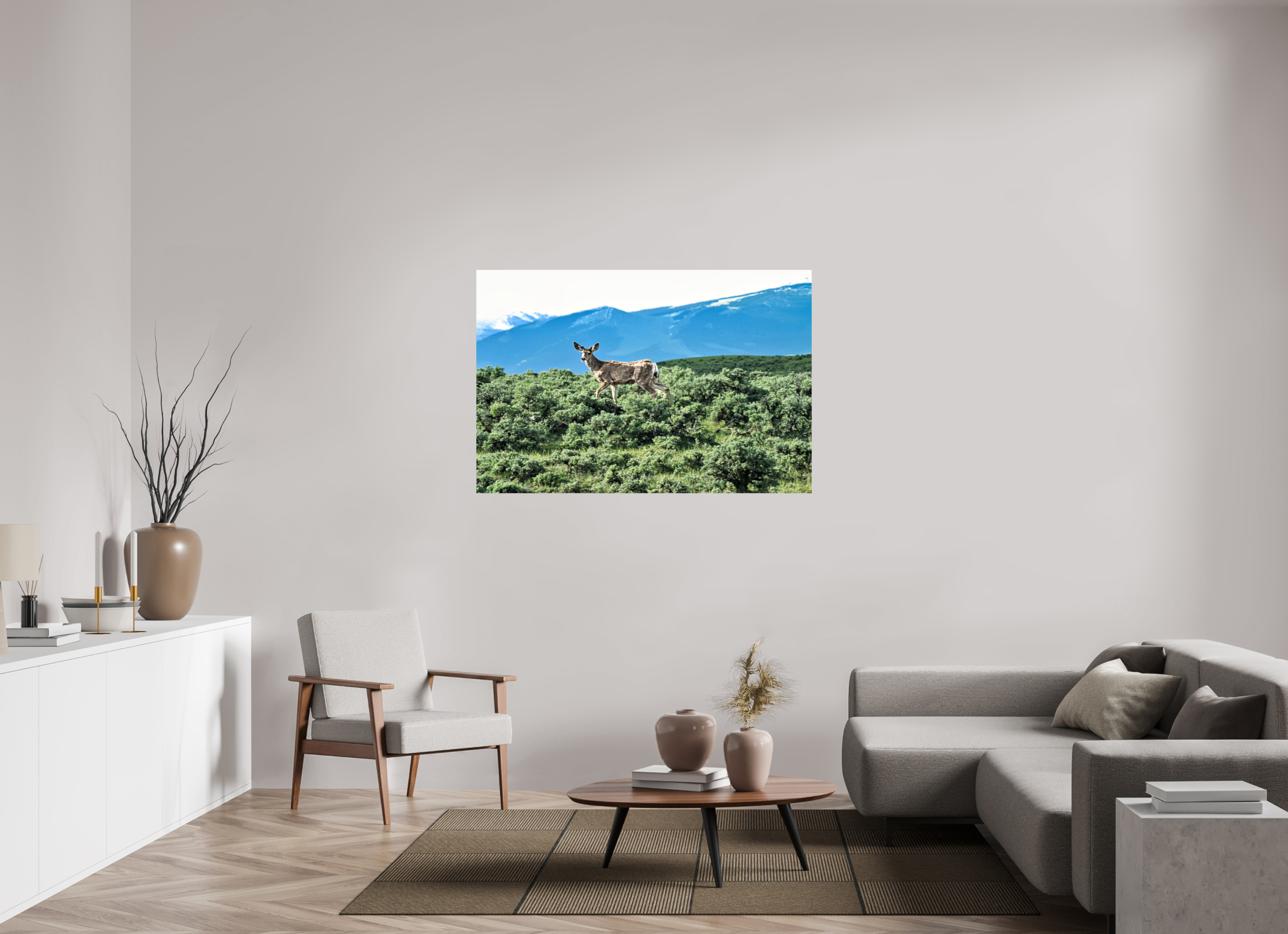 54 x 36″, PHOTO PAPER Deer
