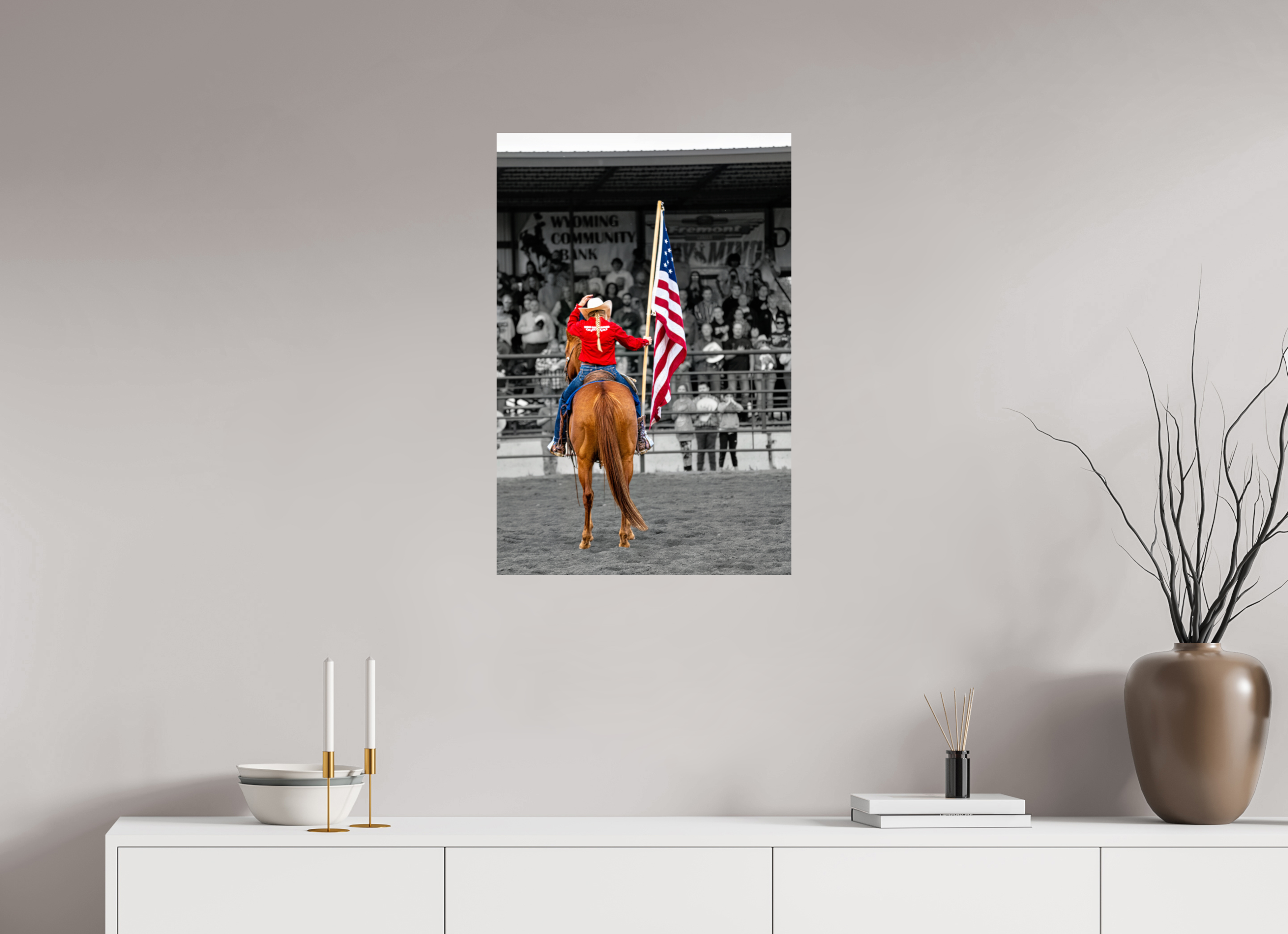 20 x 30″, PHOTO PAPER America 250 Hidden Cross