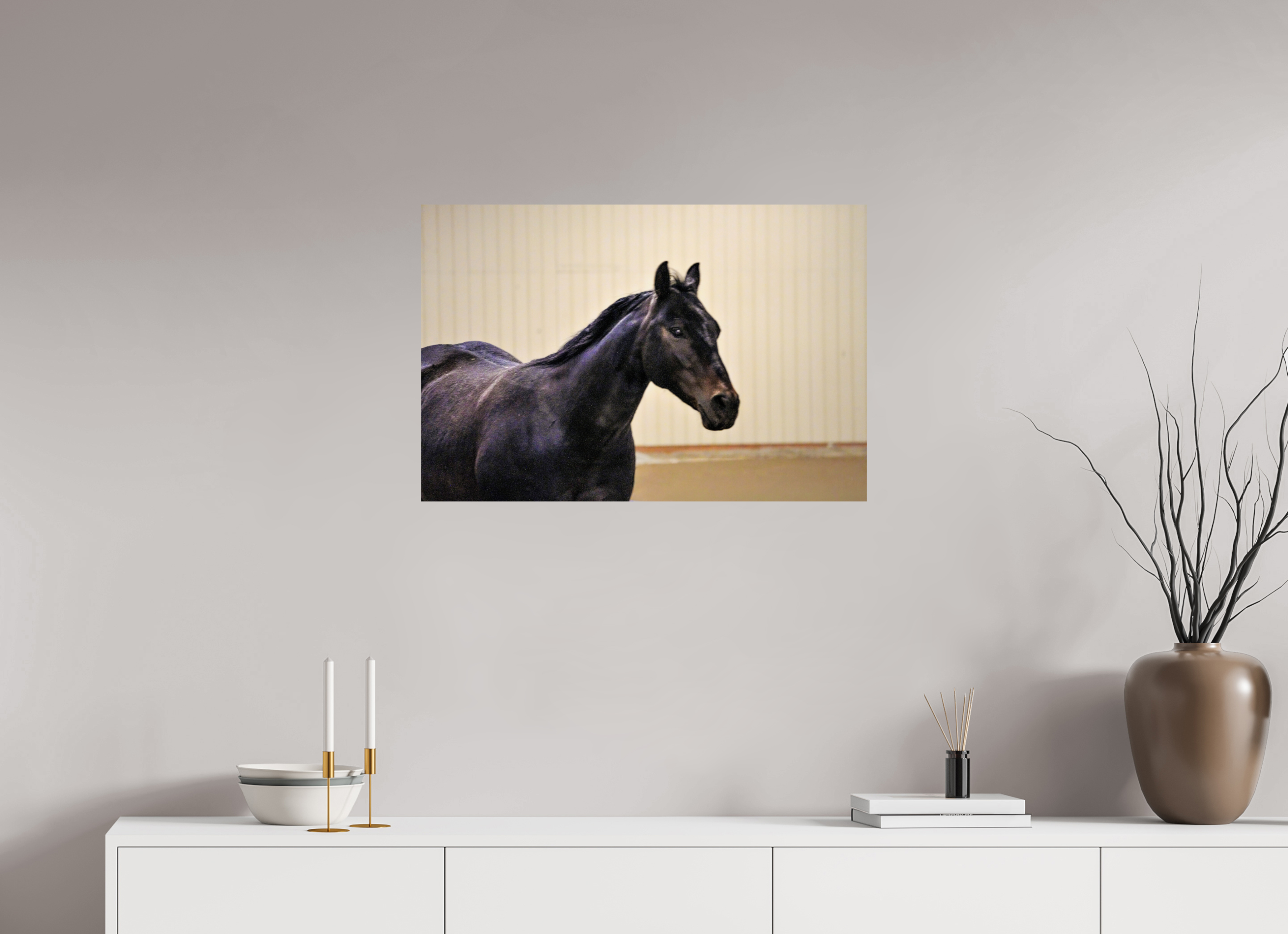 30 x 20″, METAL Bella Portrait 2