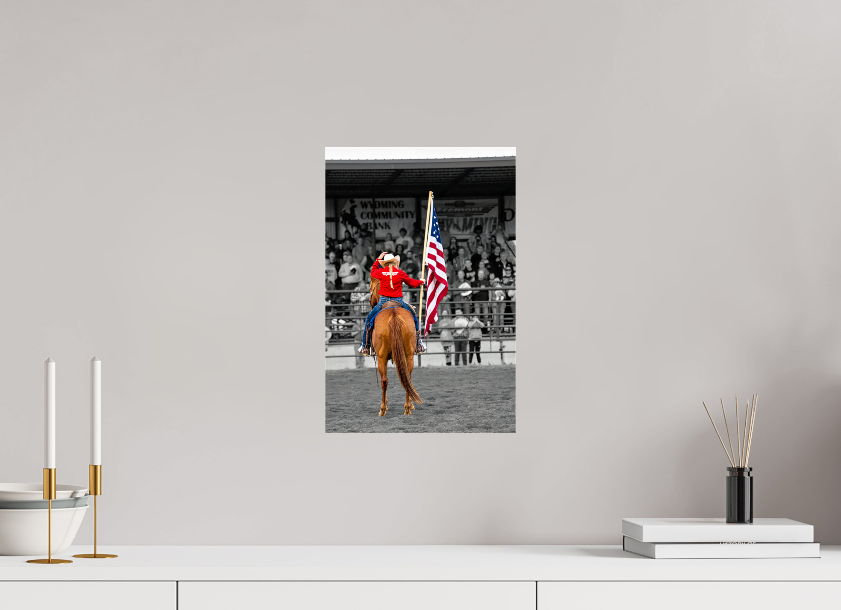10 x 15″, ACRYLIC America 250 Hidden Cross