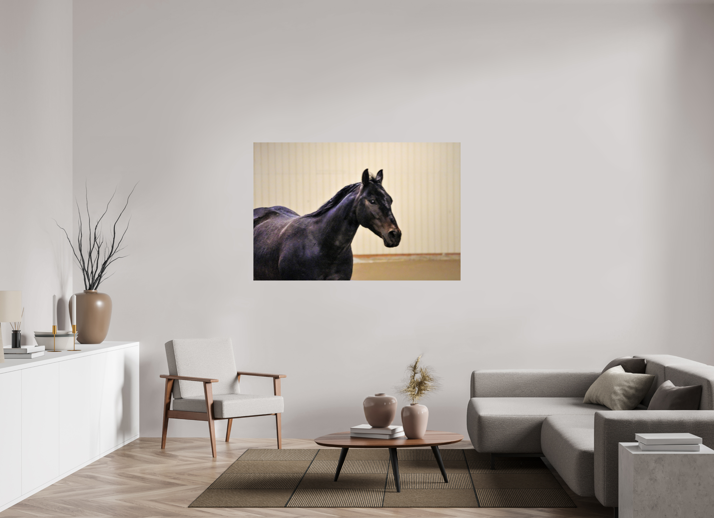 60 x 40″, METAL Bella Portrait 2