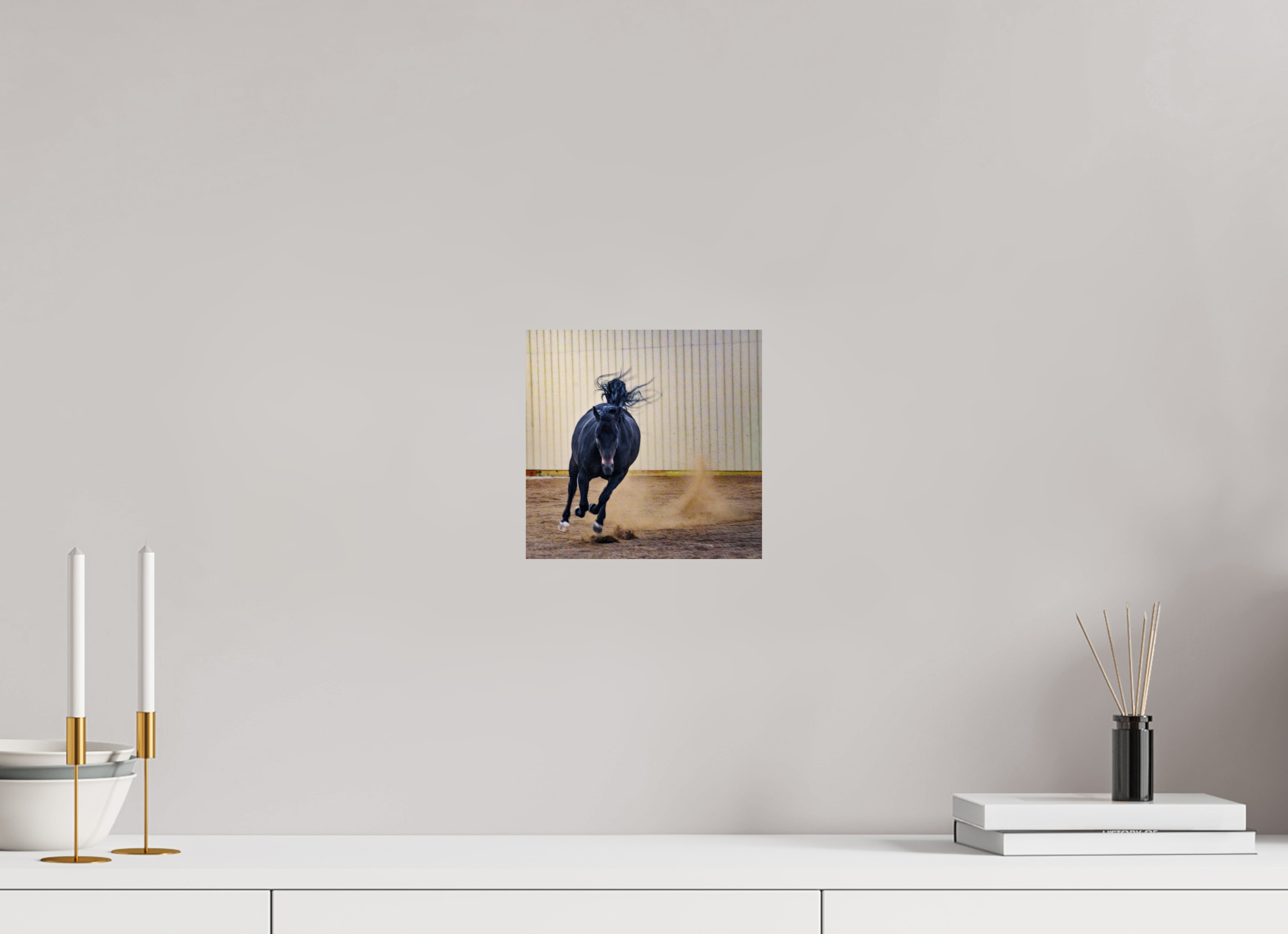 8.2 x 8″, PHOTO PAPER Bella Kicking Up Dust