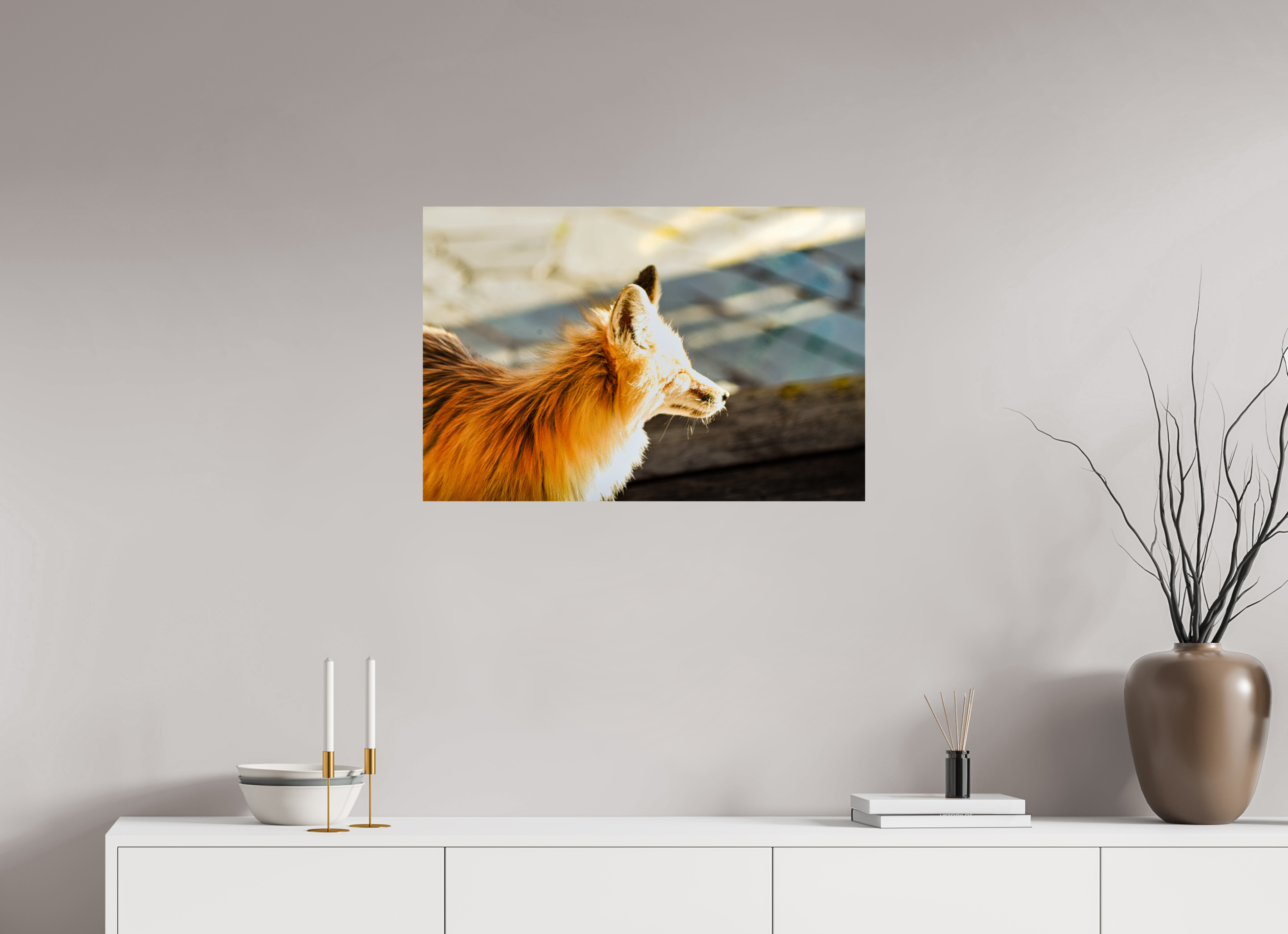 30 x 20″, PHOTO PAPER Fox