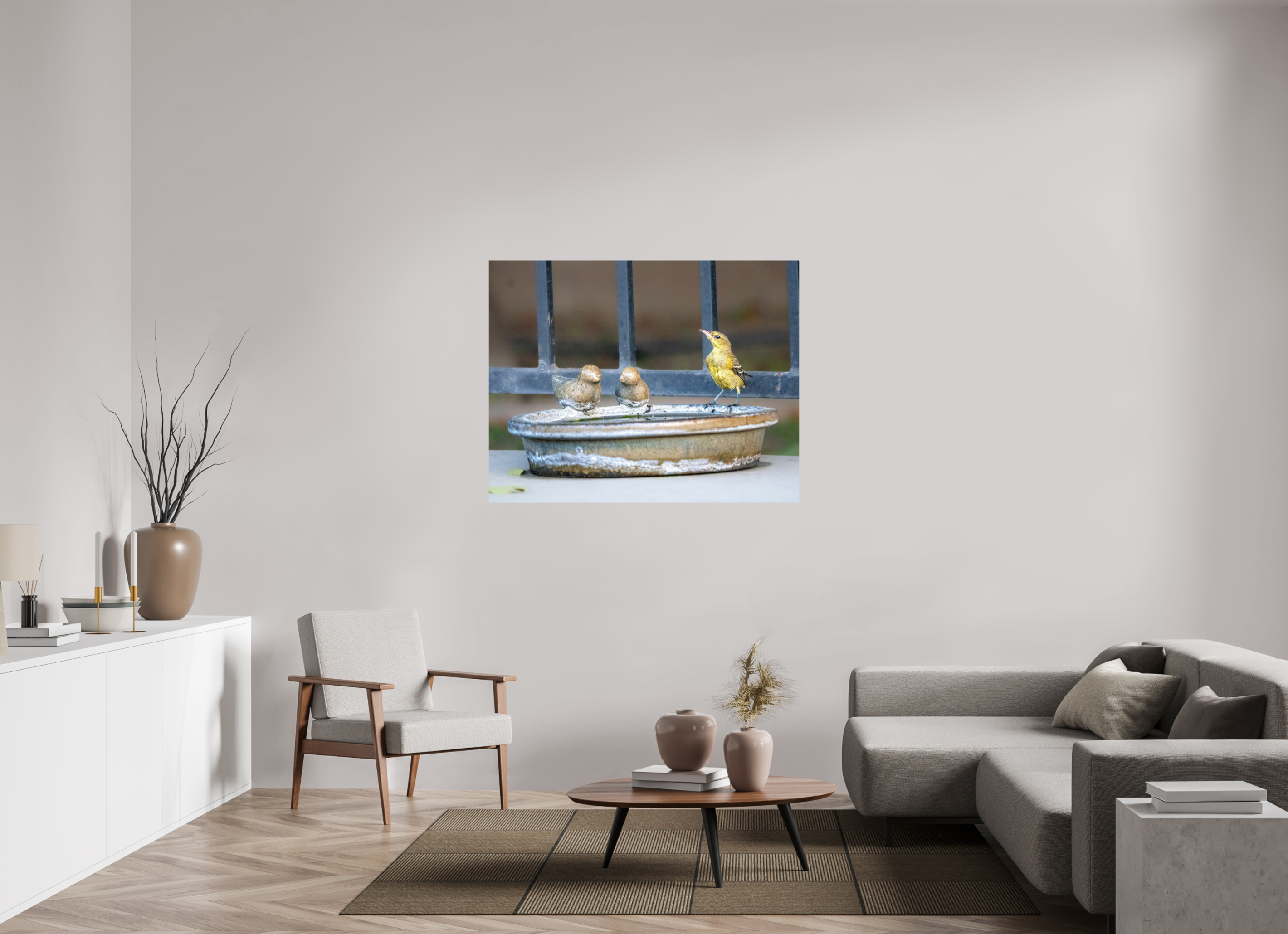 50 x 39″, PHOTO PAPER Bird