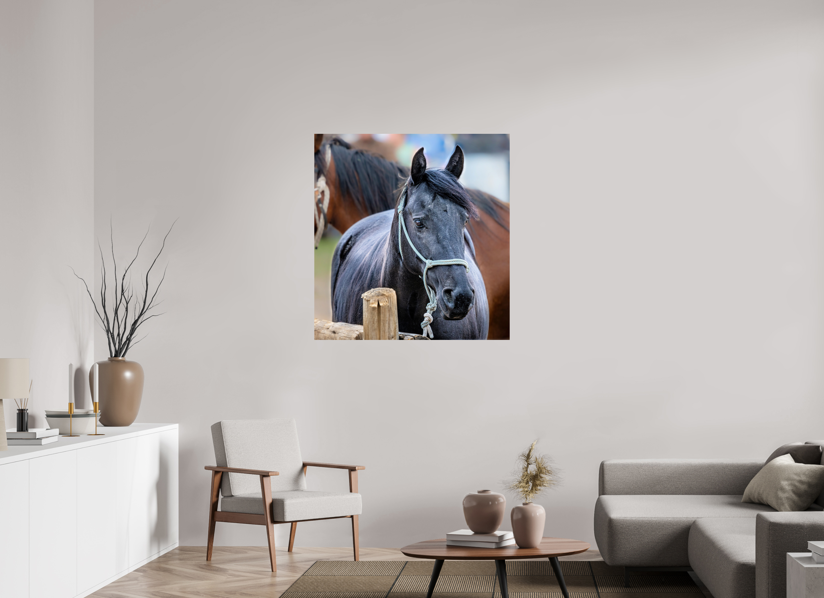 39 x 41.1″, PHOTO PAPER Pack Horse Portrait 8 Web Exclusive