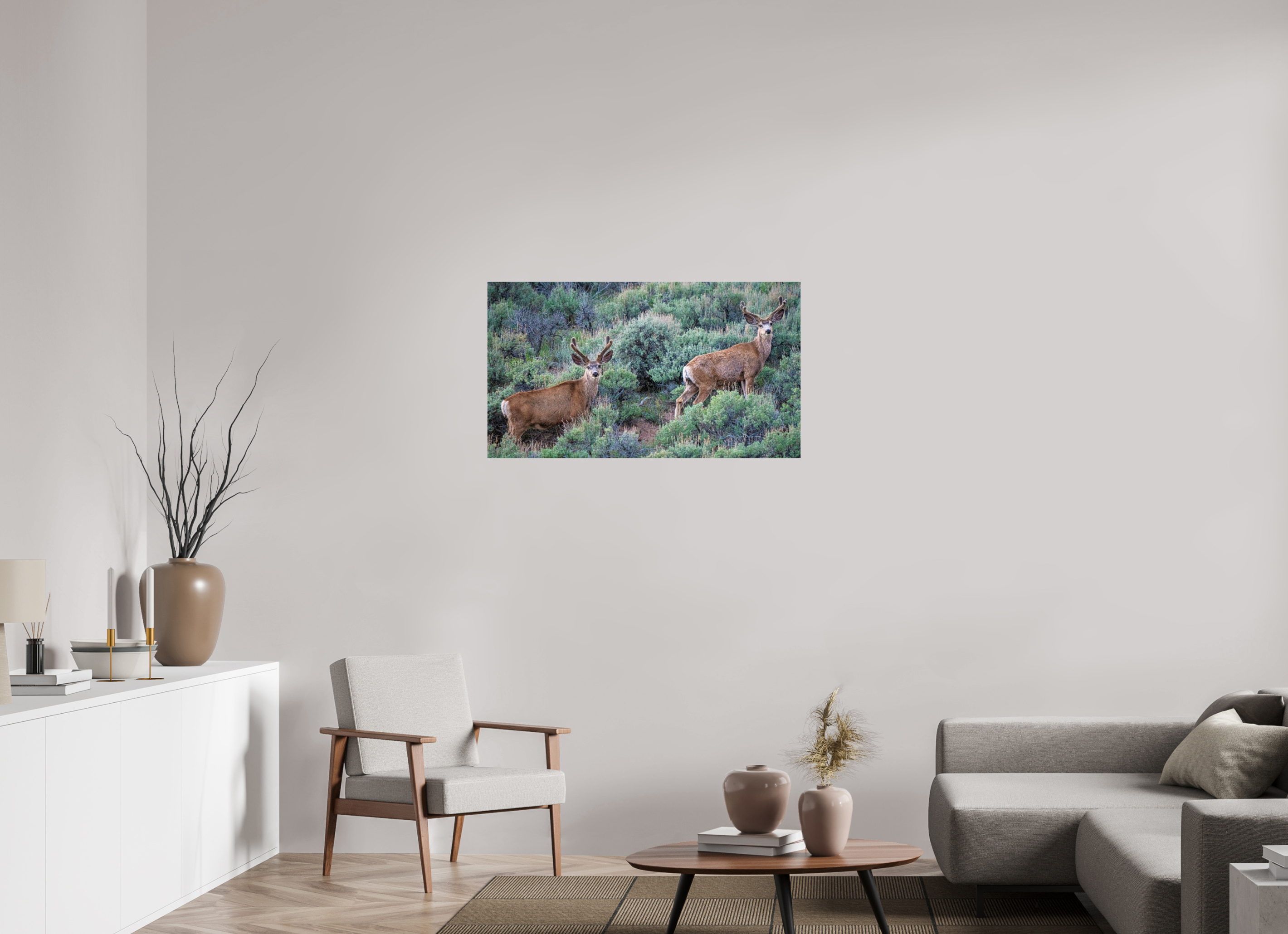 40 x 22.5″, PHOTO PAPER Deer
