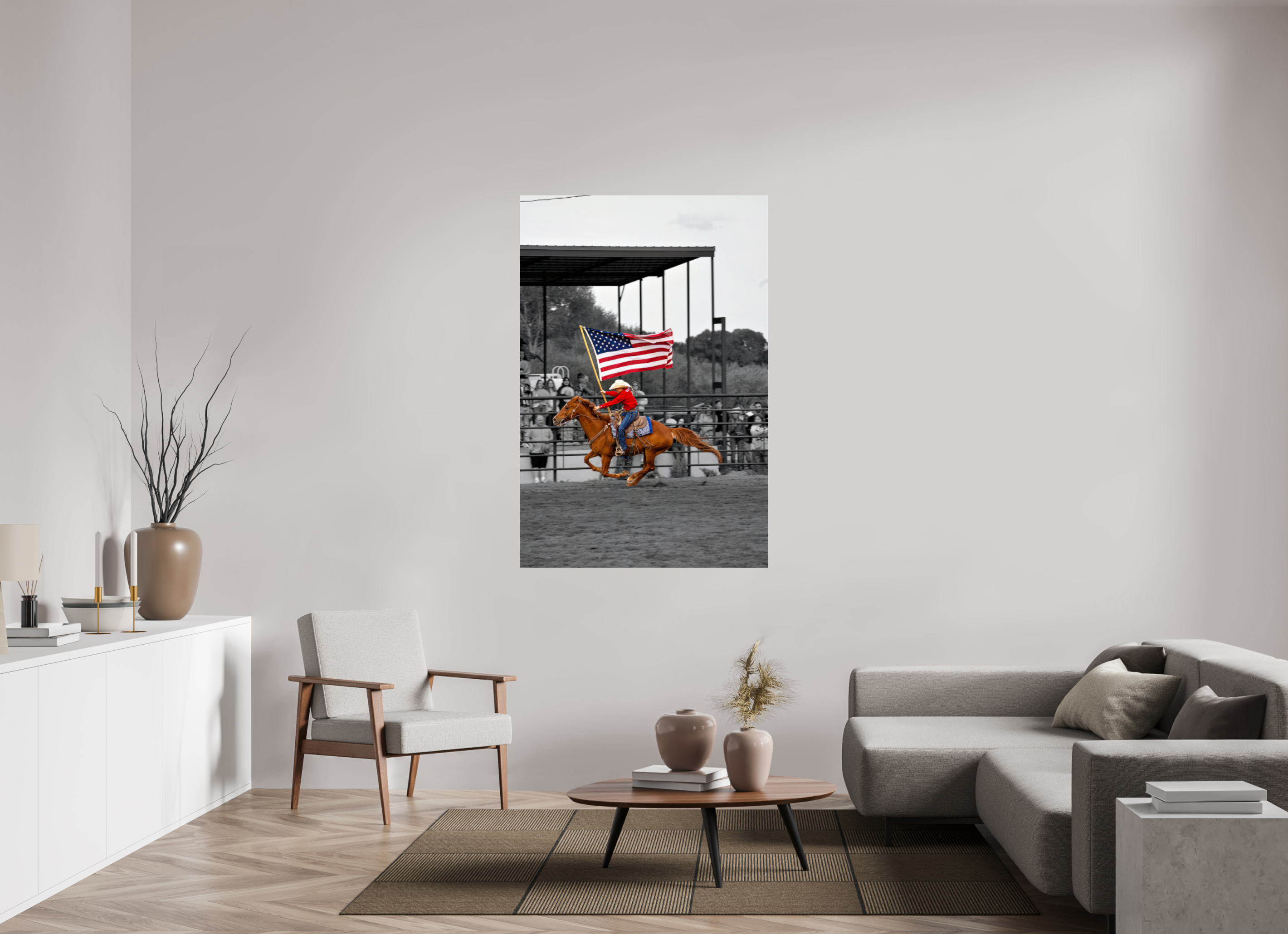 40 x 60″, PHOTO PAPER America 250 Flag Rider 8