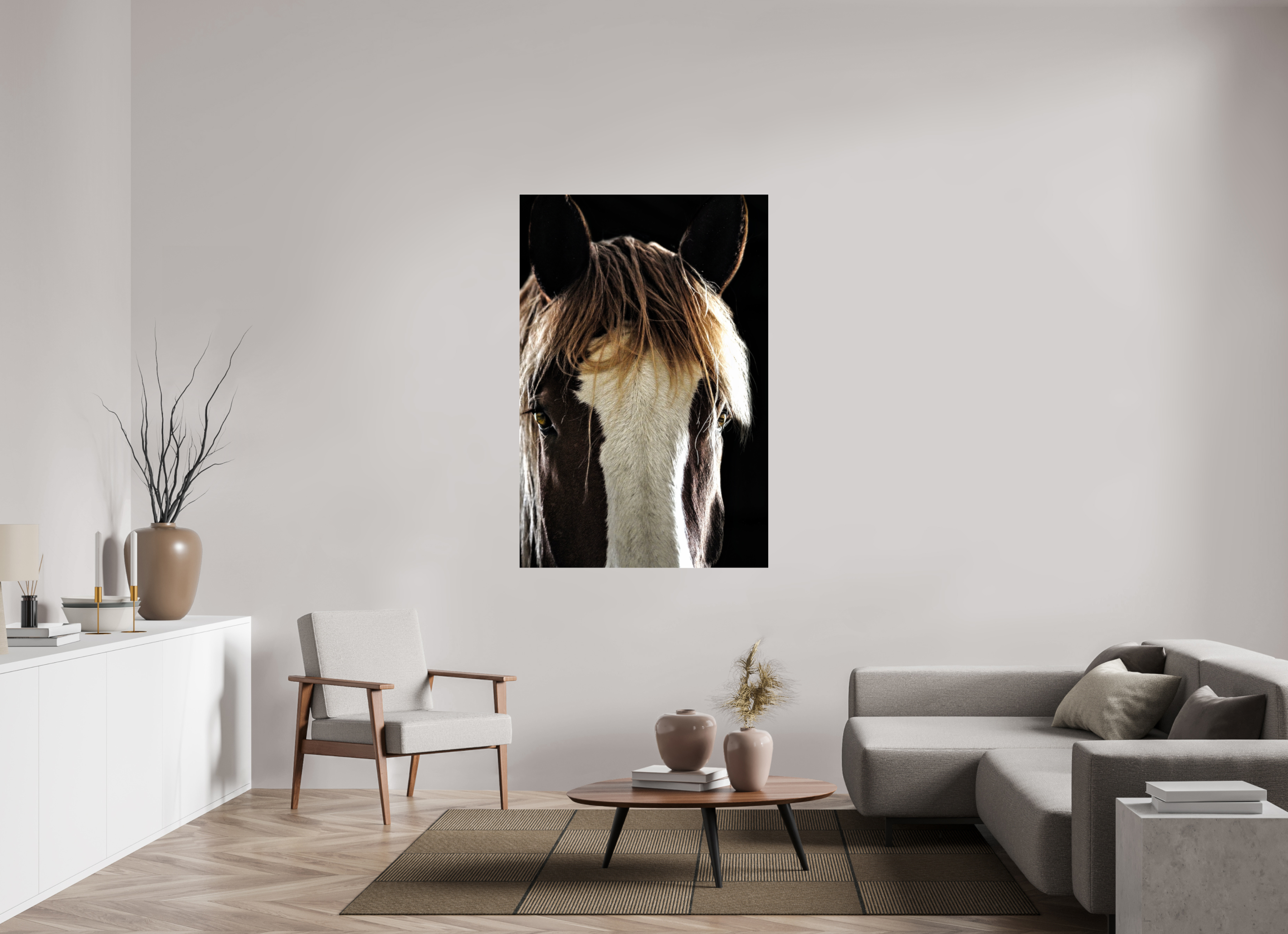 40 x 60″, ACRYLIC Tiny Tim Black Background