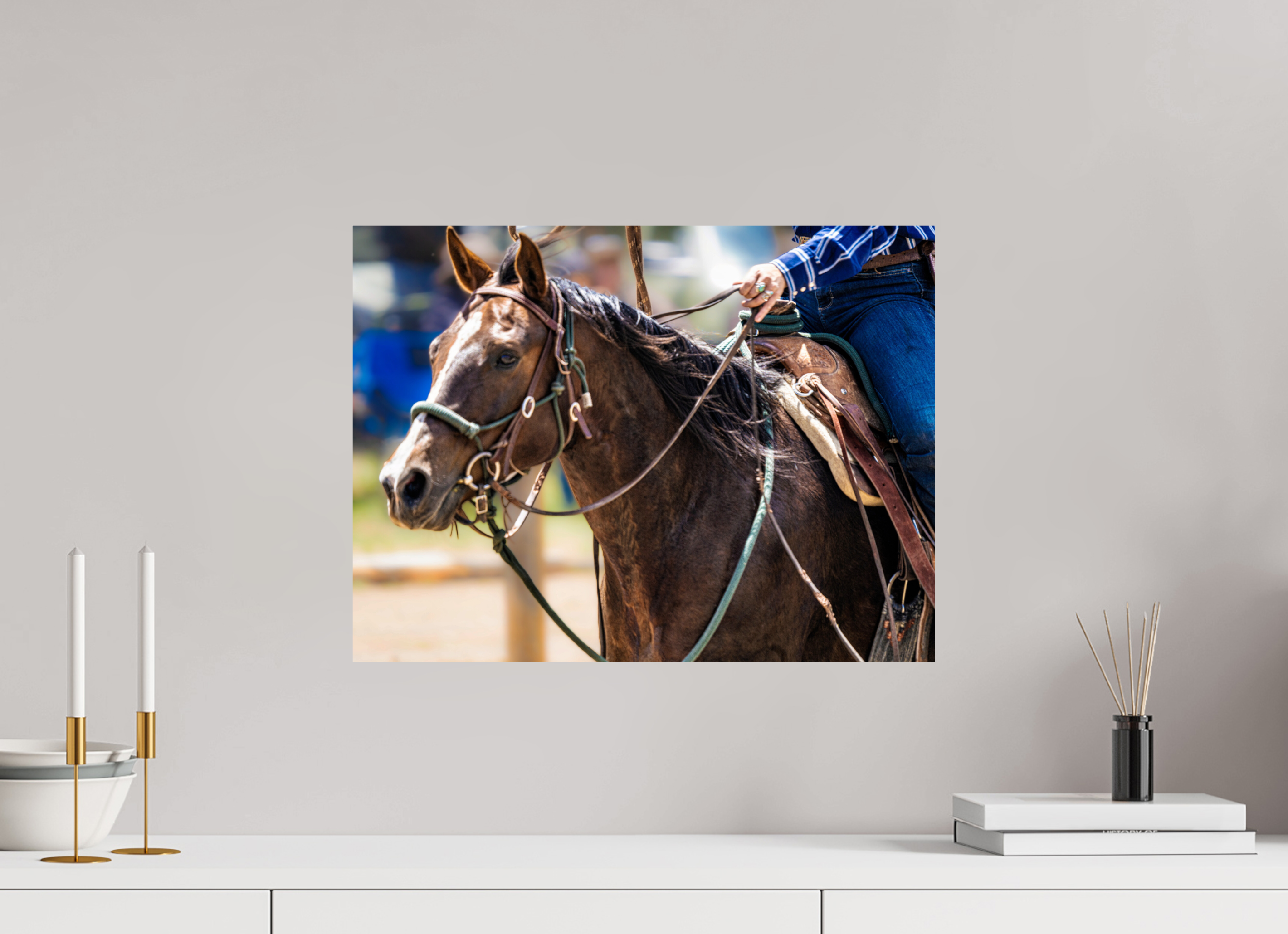 20 x 15″, METAL Pack Horse Portrait 13 Web Exclusive