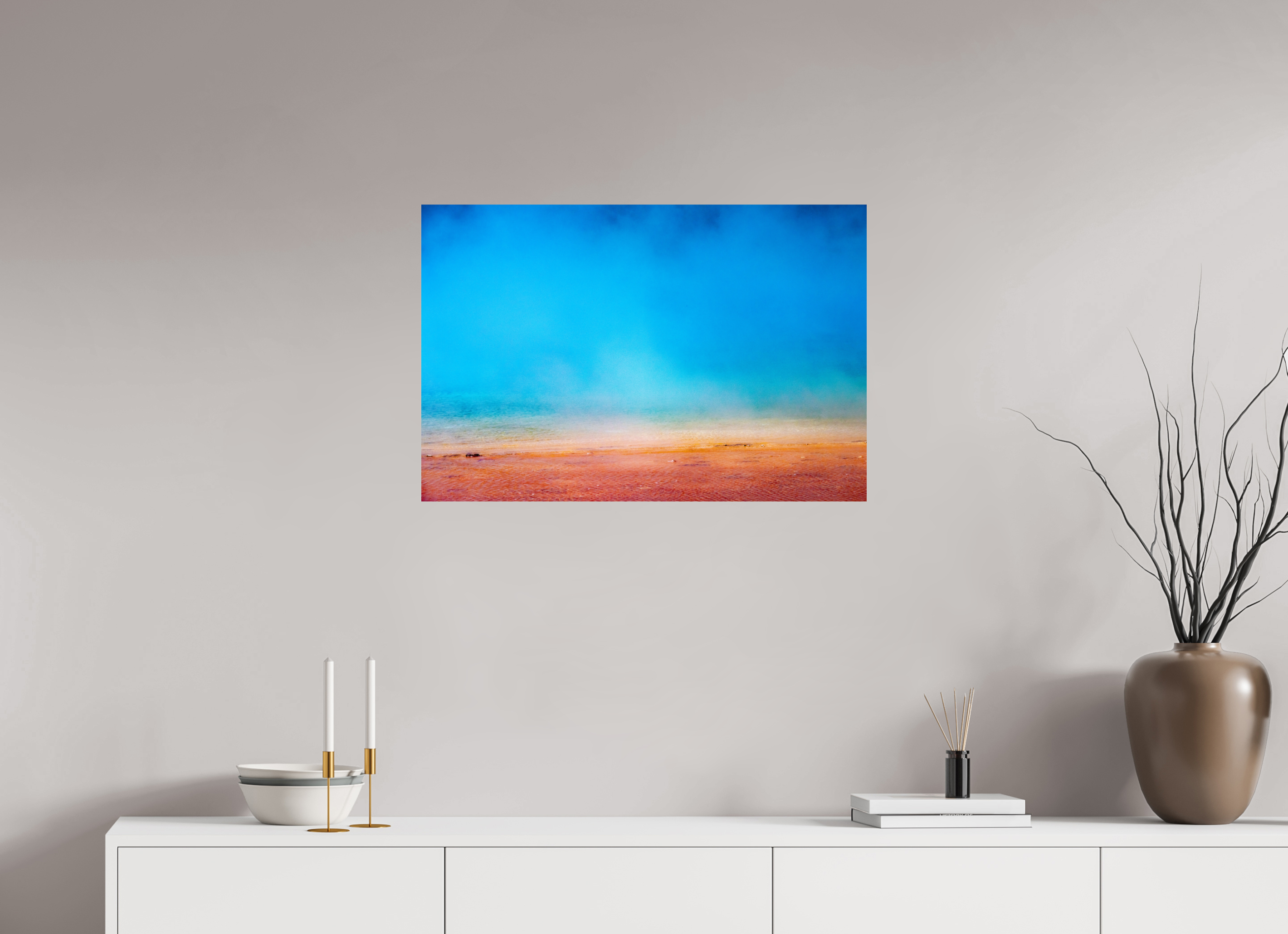 30 x 20″, METAL Yellowstone