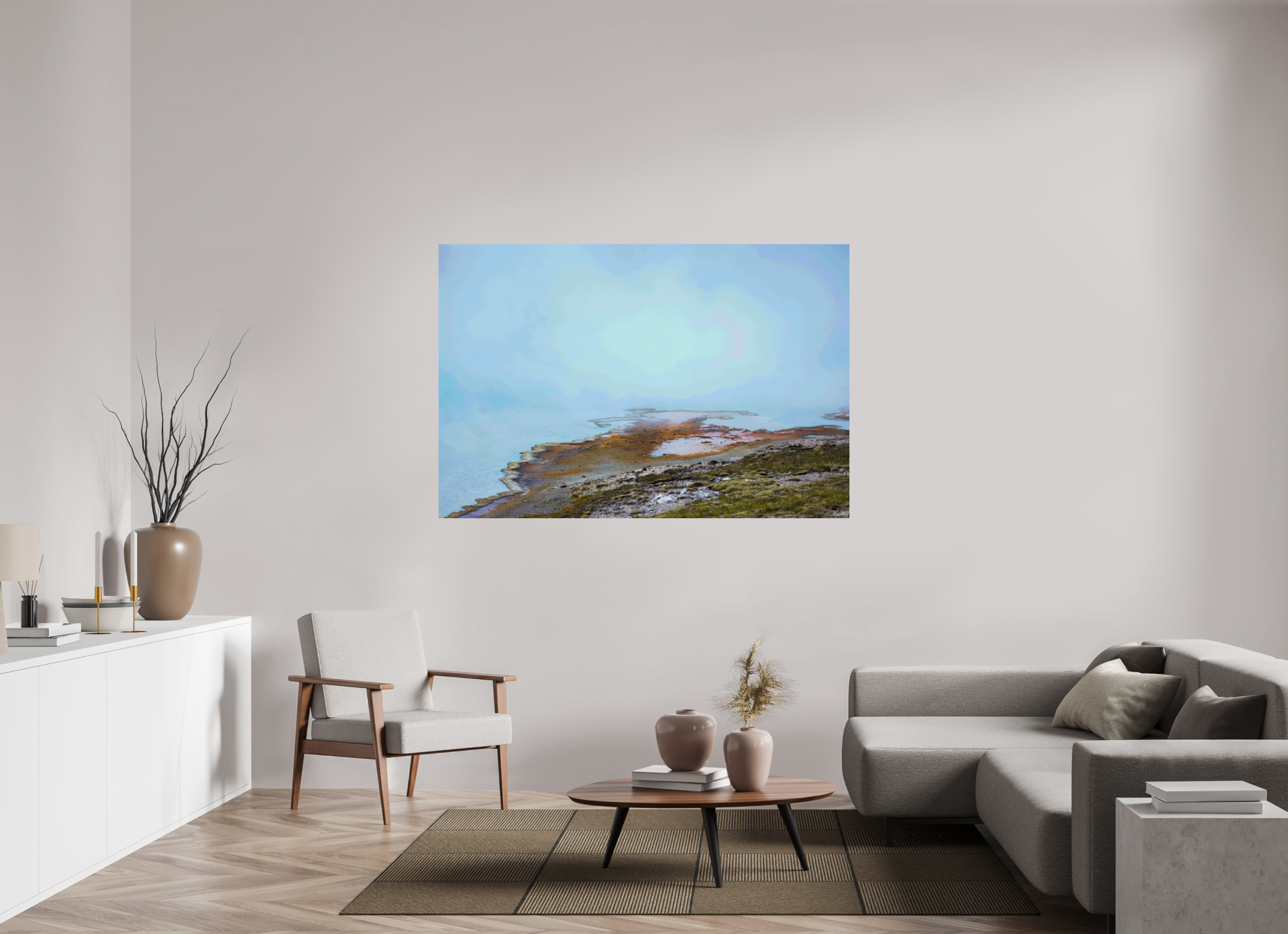 66 x 44″, METAL Yellowstone