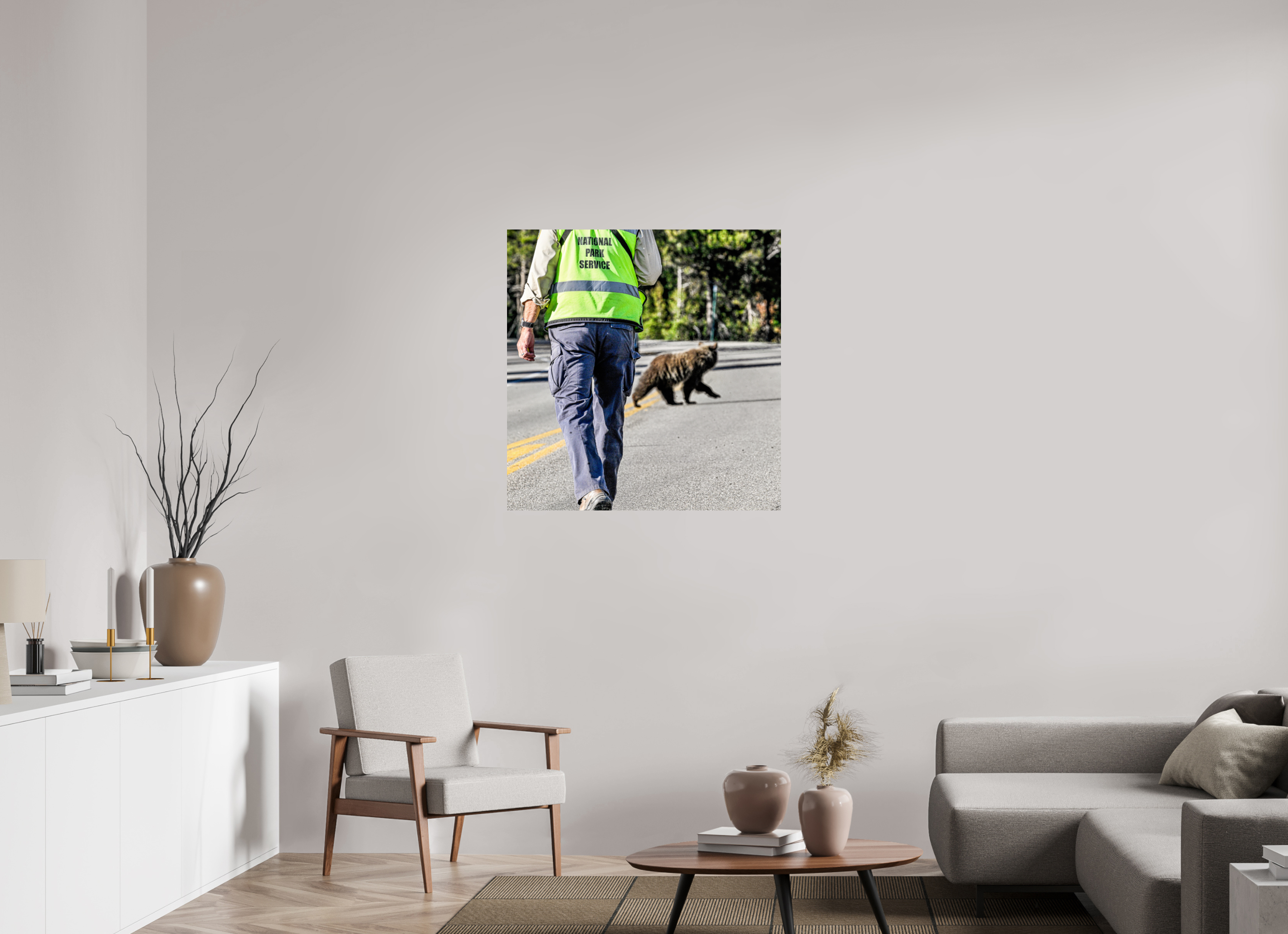 35 x 35.9″, PHOTO PAPER Bear