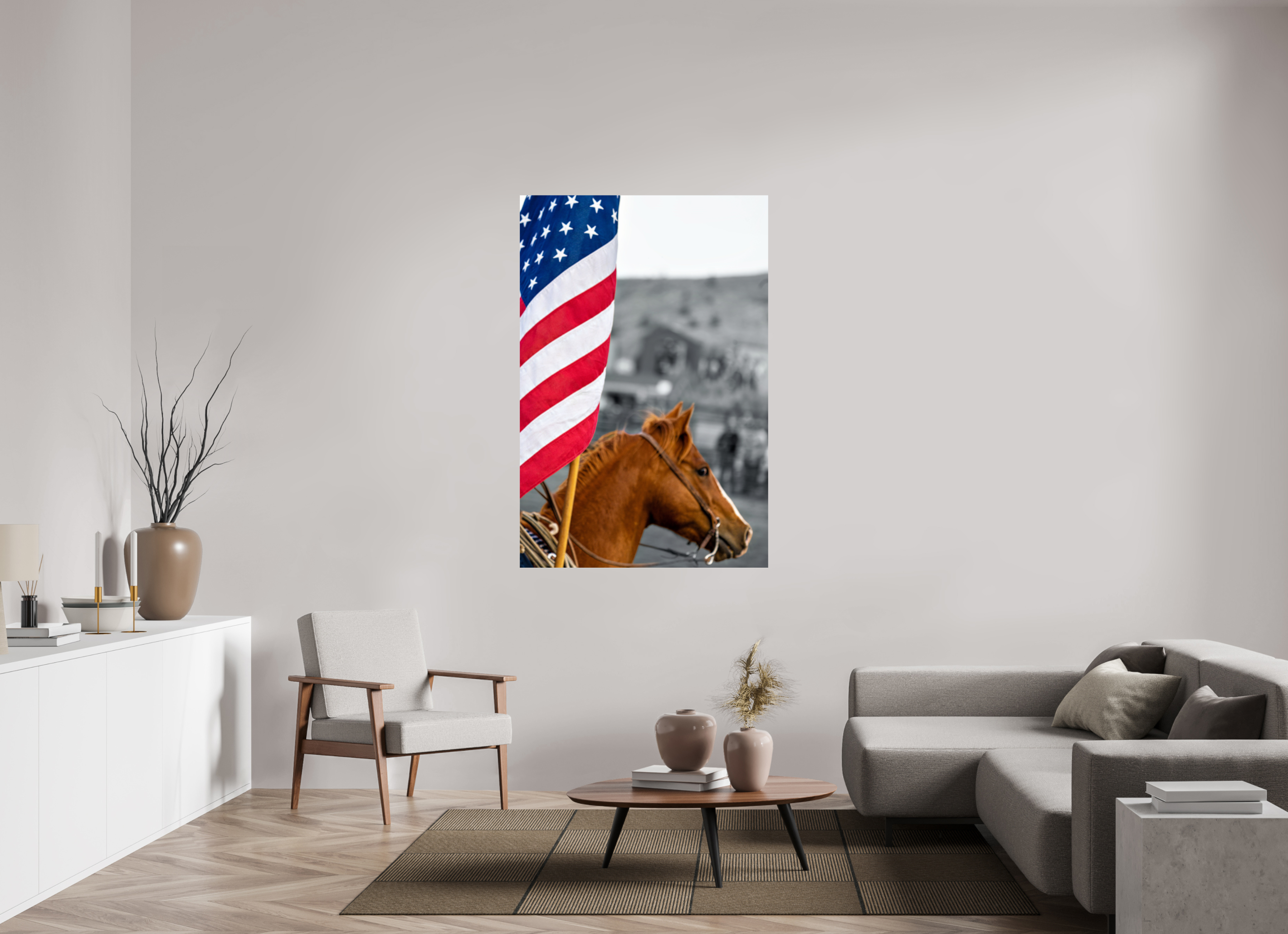 40 x 60″, PHOTO PAPER America 250 Flag Rider 4